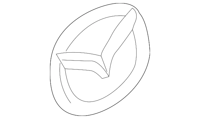 Emblem - Mazda (KB7W-51-731)