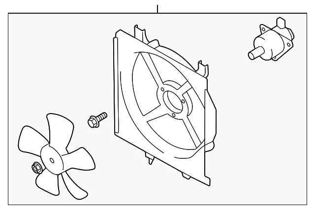 Fan Assembly - Mazda (B6MC-15-035)
