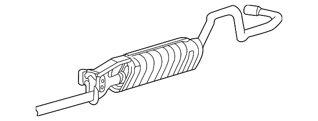 Muffler & Pipe - Mazda (1F60-40-500)