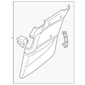 Door Trim Panel - Mazda (FF14-68-520-02)