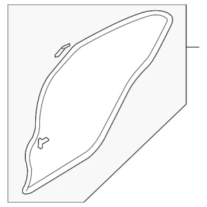 Door Seal - Mazda (GM9E-72-760F)