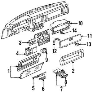 Ashtray Assembly - Mazda (UB39-64-610-09)