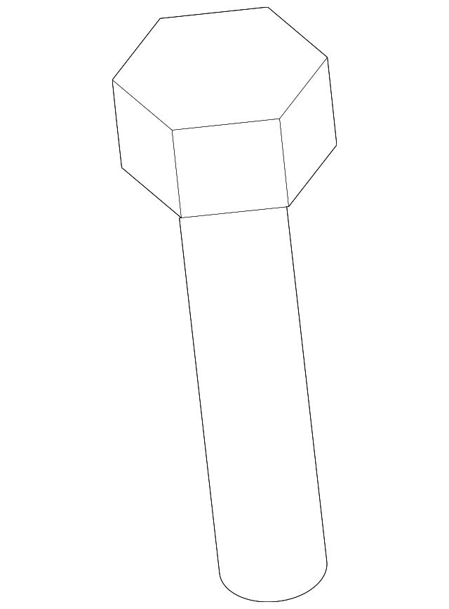 Hinge Upper Bolt - Mazda (BPYK-50-0Z2A)