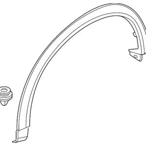 Wheel Opening Molding - Mazda (KJK8-51-W60A-SY)