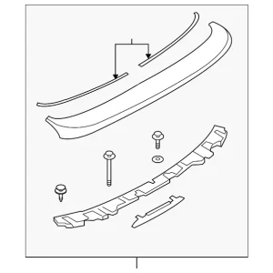 Spoiler - Mazda (TD11-51-960K-88)