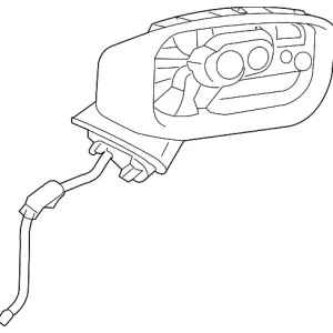 Body(R) Door Mirror - Mazda (KN0W-69-121B)