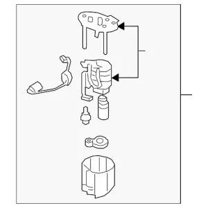 Fuel Pump - Mazda (PAF3-13-35XA)