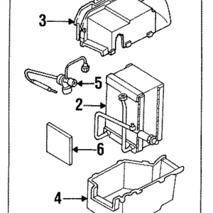 Evaporator Assembly - Mazda (BR70-61-520B)