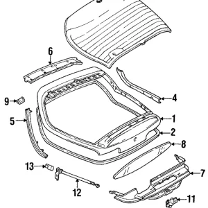 Hinge - Mazda (EA01-62-210C)