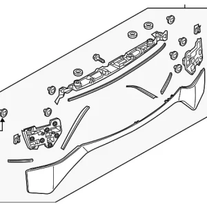 Molding Assembly - Mazda (BJT6-50-810A-27)