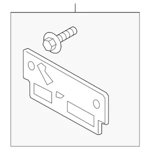 License Bracket - Mazda (NP06-50-170B)