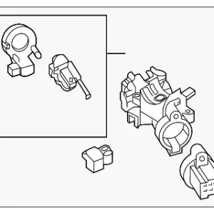 Ignition Lock Cylinder - Mazda (EGY1-76-29XE)