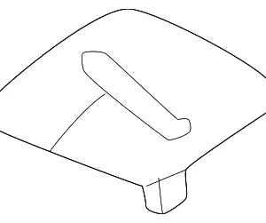 Seat Belt Guide - Mazda (TK48-88-427-39)