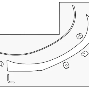 Upper Molding - Mazda (TK48-50-810C-13)