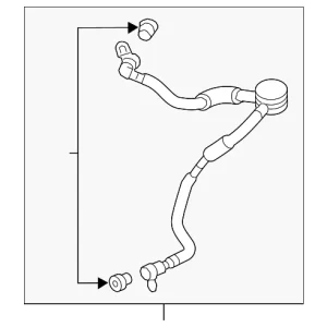 Vent Tube - Mazda (KD35-42-95XB)