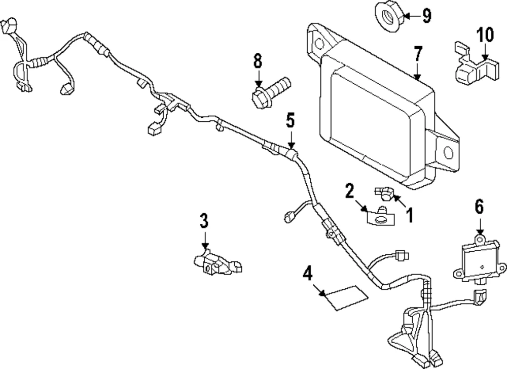 Mount Bracket - Mazda (DGJ3-50-154A)