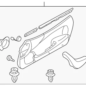 Door Trim Panel - Mazda (NC76-68-420F-21)
