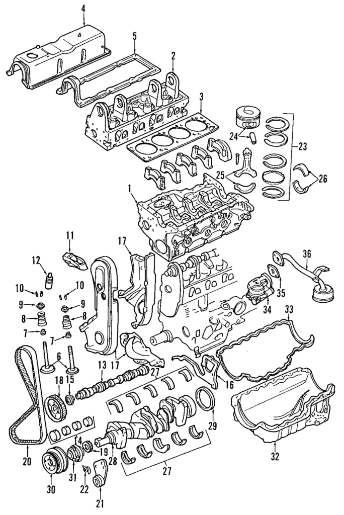 Valve Seals - Mazda (ZZM6-10-155)