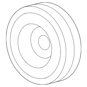 Pulley - Mazda (ZZJ1-11-400)