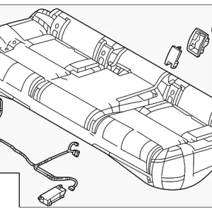 Cushion Rear Seat - Mazda (VA52-57-200B-1F)