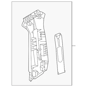Upper Center Pillar Trim - Mazda (GHP9-68-210A-75)