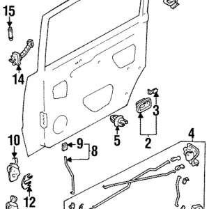 Door Check - Mazda (LB82-72-270B)