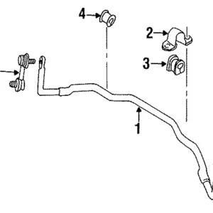 Stabilizer Bar Bushing - Mazda (BC1D-34-156)
