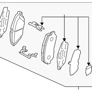 Brake Pads - Mazda (DNYJ-33-28ZD)