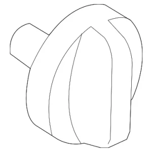 Knob - Mazda (C236-61-191)