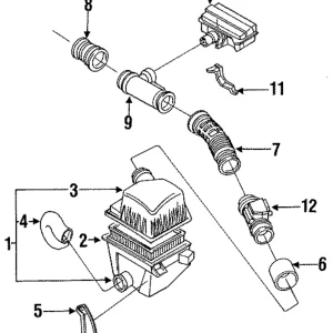 Mass Air Flow Sensor - Mazda (G601-13-215R-0A)