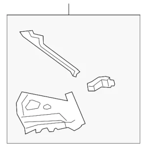 Pillar D (R) Out Fender - Mazda (GHY1-70-440)