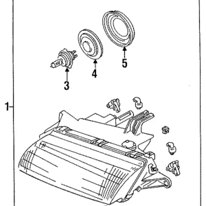 Lock Cap - Mazda (G00A-51-0AZ)