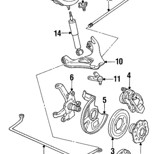 Brake Rotor - Mazda (U004-33-251)