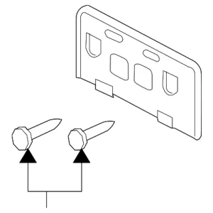 License Bracket - Mazda (LC62-50-170C)