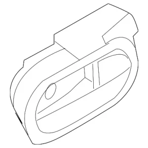 Handle, Inside - Mazda (D651-59-330A-02)