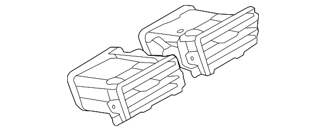 Air Vent Grille - Mazda (BHN2-64-91X-02)