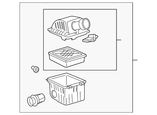 Air Cleaner Assembly - Mazda (1F82-13-320)