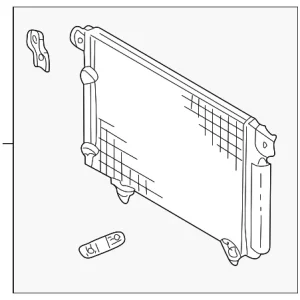 A/C Condenser - Mazda (LD47-61-480)