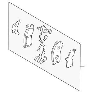 Brake Pads Rear - Mazda (BKYT-26-48ZB)