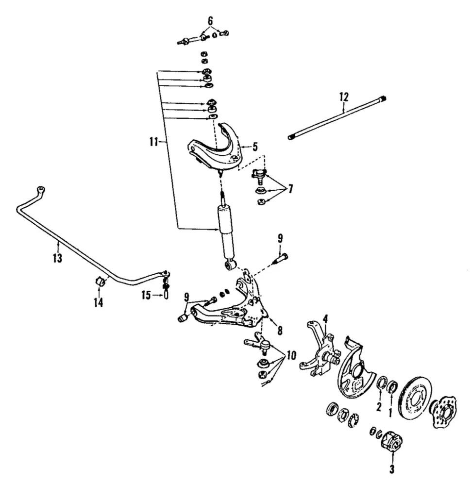 Upper Control Arm Bushing - Mazda (1391-34-471)