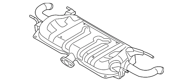 Muffler & Pipe - Mazda (PE70-40-100B)