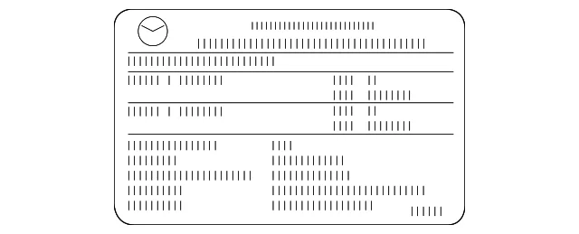 Emission Label - Mazda (PW17-69-036)
