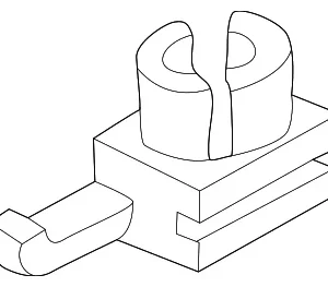 Pillar Molding Clip - Mazda (T001-50-F19B)