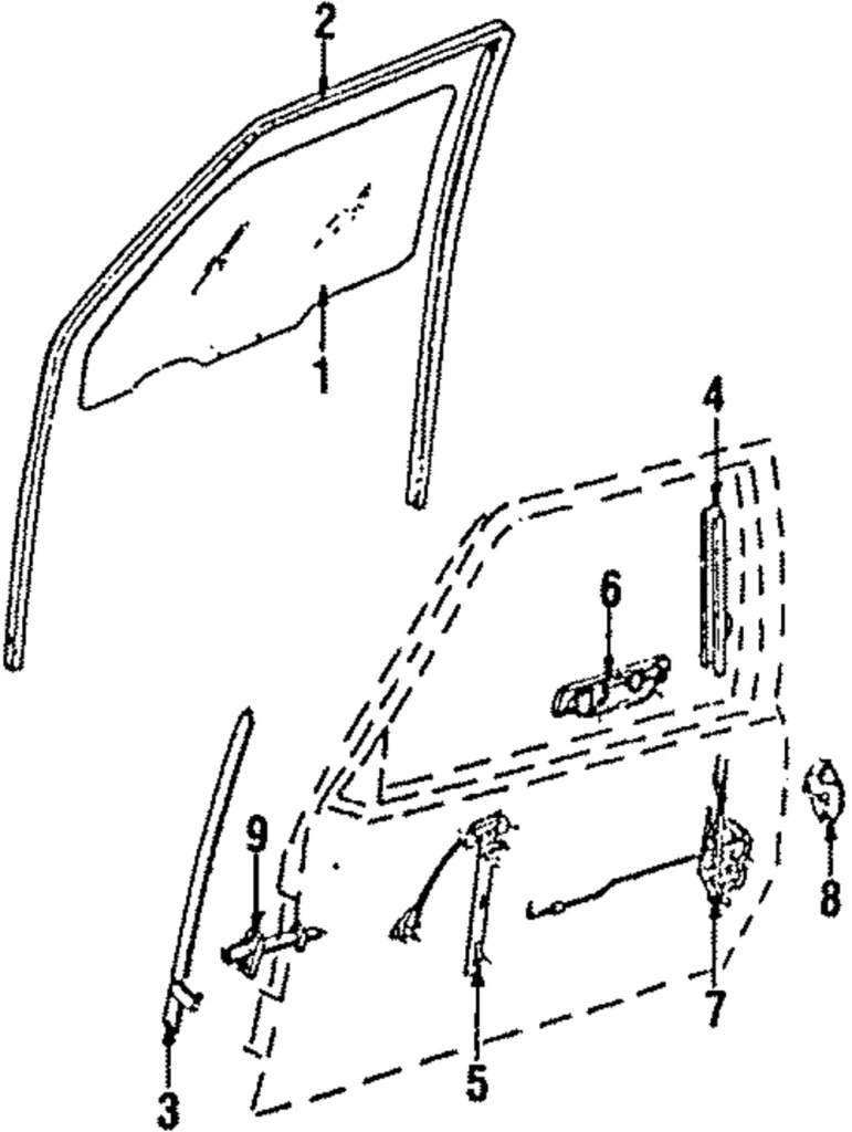 Handle, Outside - Mazda (UB40-59-410)