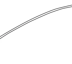 Instrument Panel Seal Strip - Mazda (BDTS-55-161)
