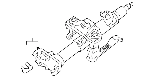 Column Assembly - Mazda (ND6N-32-100)