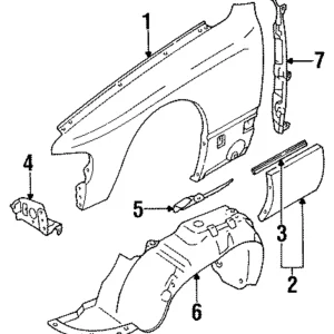 Seal Plate - Mazda (HG30-56-241E)