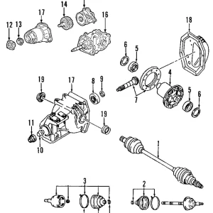 Axle Housing - Mazda (MA27-27-681)