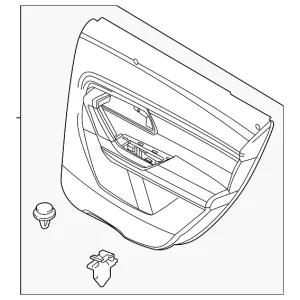 Door Trim Panel - Mazda (VA33-68-420-02)