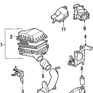 Air Mass Sensor - Mazda (F201-13-210R-00)